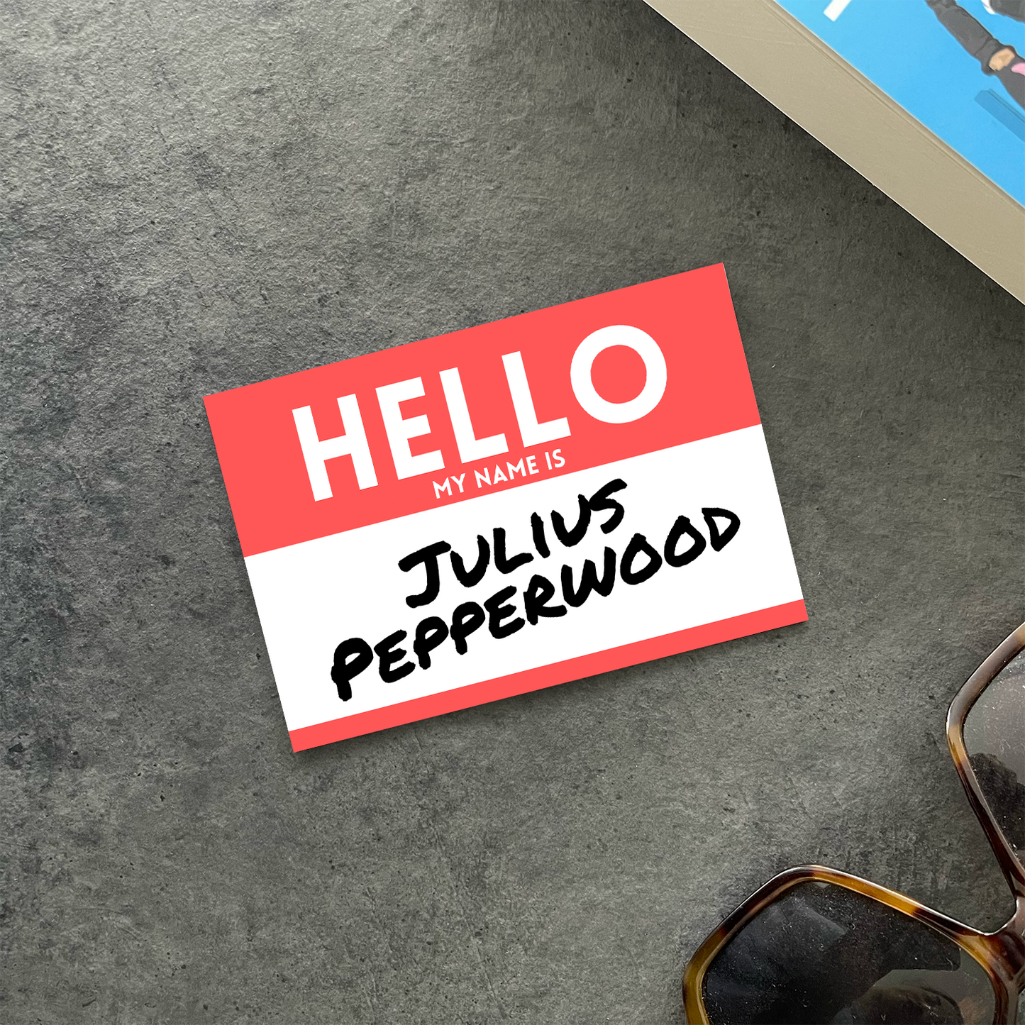 Julius Pepperwood Hello Bookmark