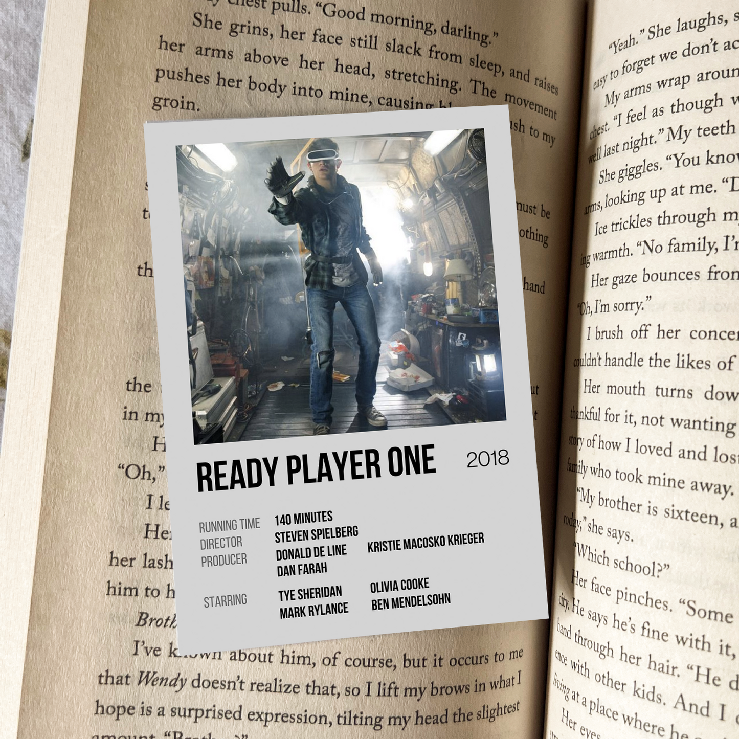 Ready Player One Movie Poster Bookmark