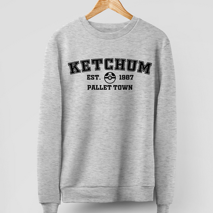 Ash Ketchum College Sweatshirt