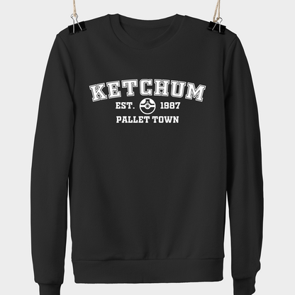 Ash Ketchum College Sweatshirt